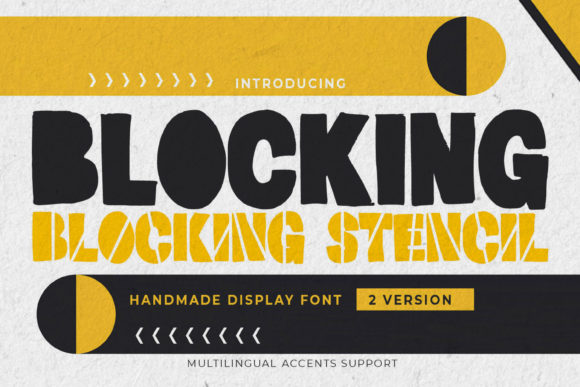 Blocking: A Bold Display Font for Standout Business Branding