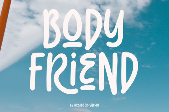 Body Friend: A Cool Casual Display Font for Web Designers
