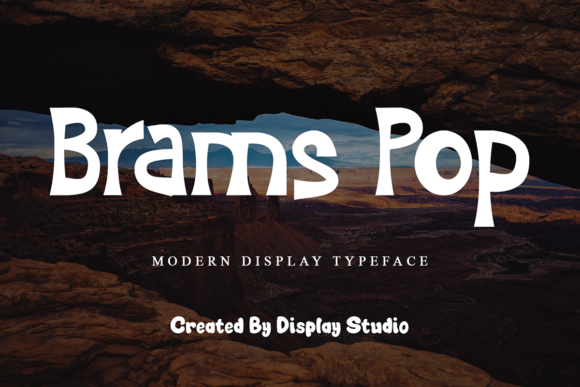 Brams Pop: A Charming Display Font for Distinctive Web Design