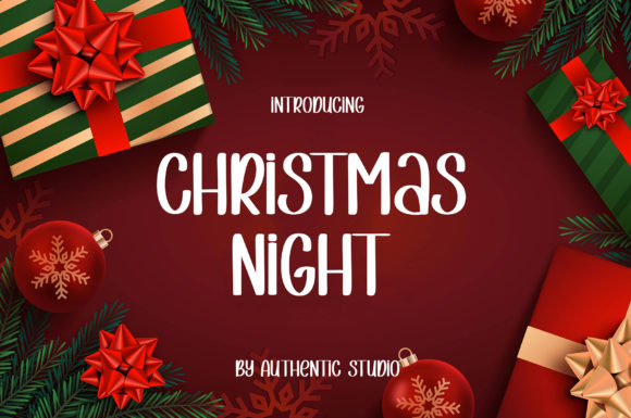 Christmas Night Font Review for Makers and Creators