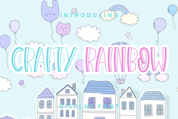 Crafty Rainbow Font for Standout Handmade Products