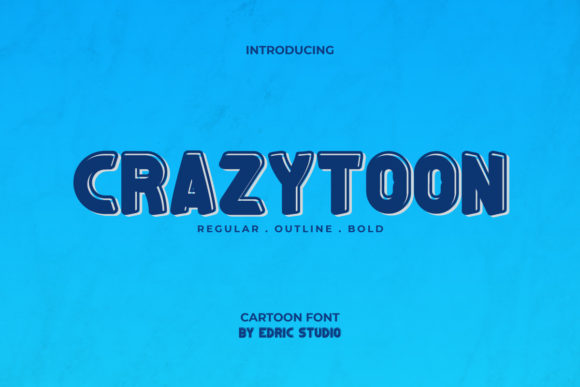 Crazytoon Display Font for Makers and Creative Brands