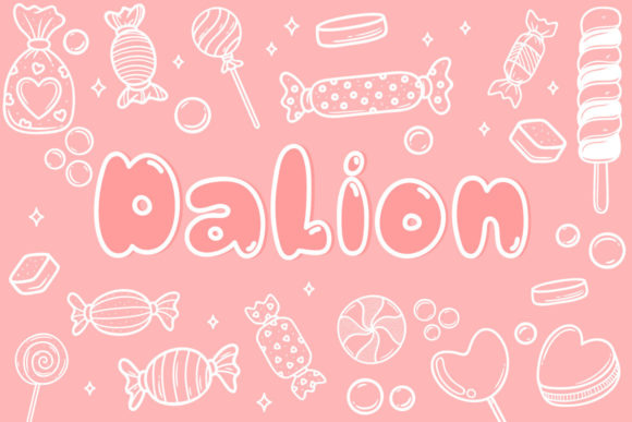 Dalion: A Bubbly Display Font for Cheerful Campaigns