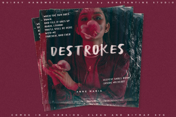 Destrokes Display Font for Bold and Friendly Branding