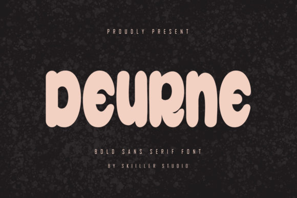 Deurne Display Font for Crafters and Makers