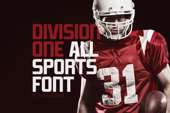 Division One Font for Bold Campaign Visuals