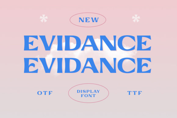 Evidance: A Cool Display Font for Business Branding