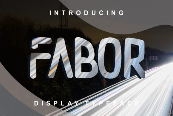 Fabor: A Clean Display Font for Modern Branding