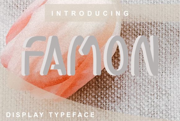 Famon: A Neat Modern Display Font for Clean Branding