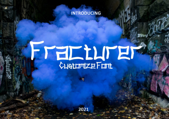 Fracturer: A Quirky Display Font for Digital Branding