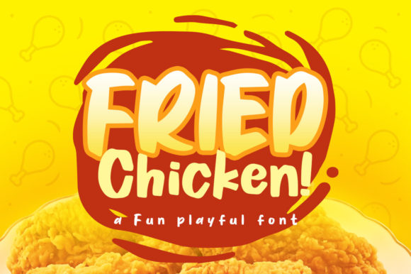 Fried Chicken: A Retro Display Font for Editorial Design