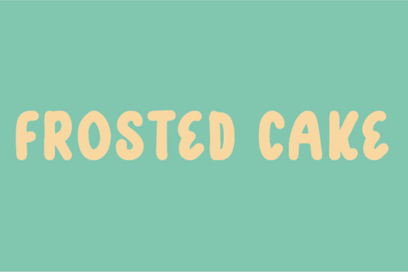 Frosted Cake: A Clean Display Font for Campaigns