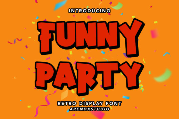 Funny Party Display Font for Playful, Authentic Branding