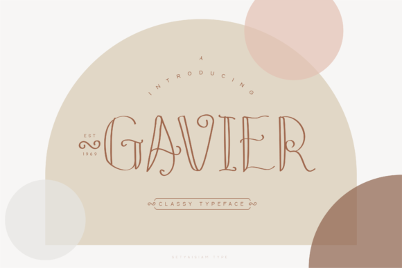 Gavier Display Font for Elegant Business Branding