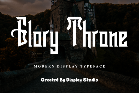 Glory Throne Display Font for Elegant Business Branding