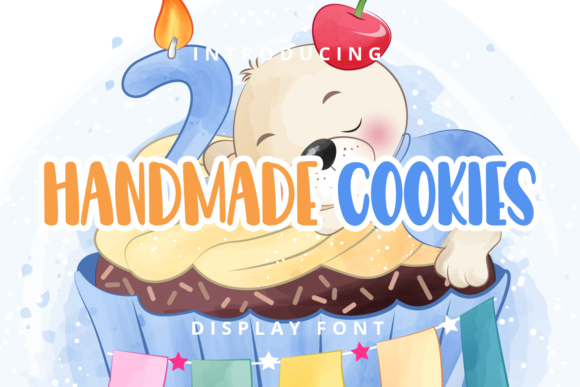 Handmade Cookies Font: A Cute Display Typeface for Brands