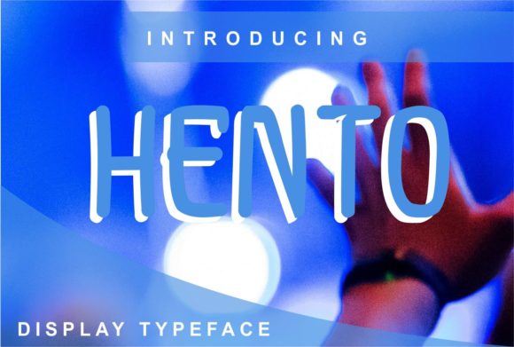 Hento: A Clean and Adaptable Display Typeface for Business Branding
