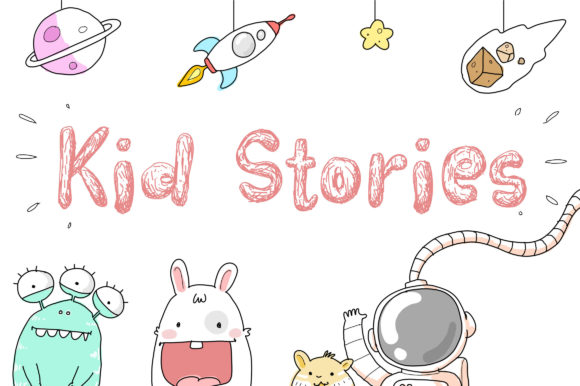 Kid Stories: A Cute Pen Sketch Display Font for Books and Blogs