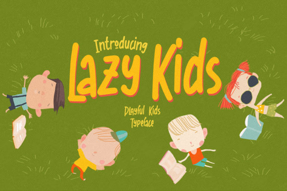 Lazy Kids: A Friendly Display Font for Playful Branding