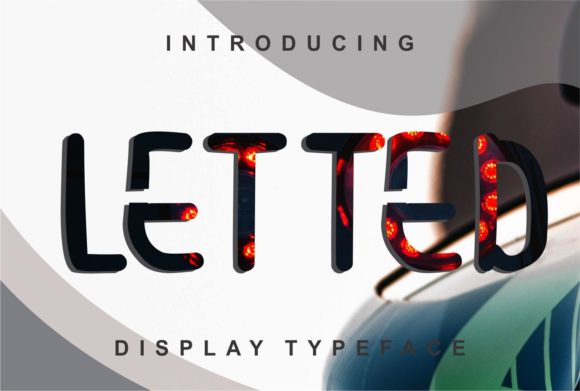 Letted Display Font Review for Branding and Print