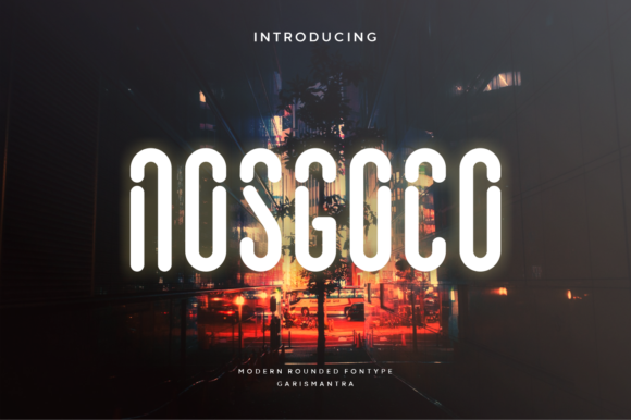 Nosgoco: The Cool and Modern Display Font for Your Brand
