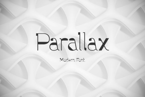 Parallax Display Font for Memorable Branding