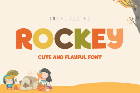 Rockey: A Playful Display Font for Editorial Design