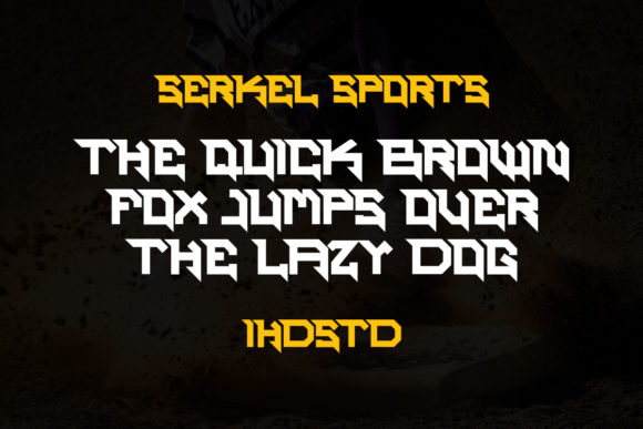 Serkel Sports: A Bold Display Font With Real Branding Muscle