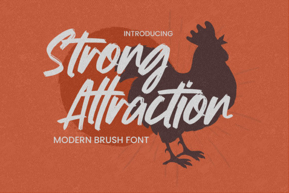 Strong Attraction: A Modern Display Font for Creative Campaigns