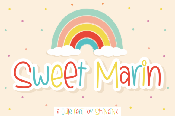 Sweet Marin: A Playful Display Font for Crafters and Creators