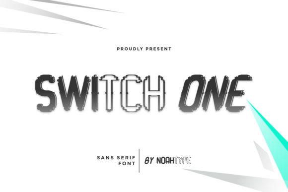Switch One: A Bold Display Font for Branding Projects