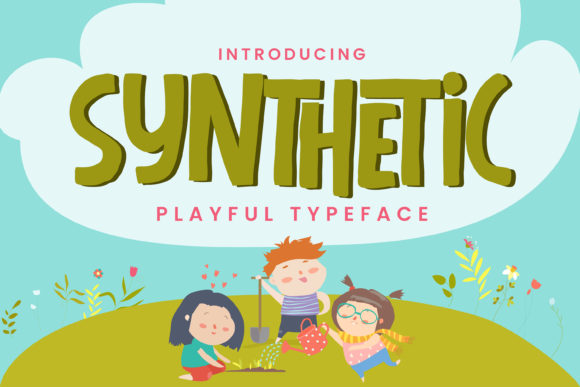 Syhthetic: A Vintage Display Font for Campaigns