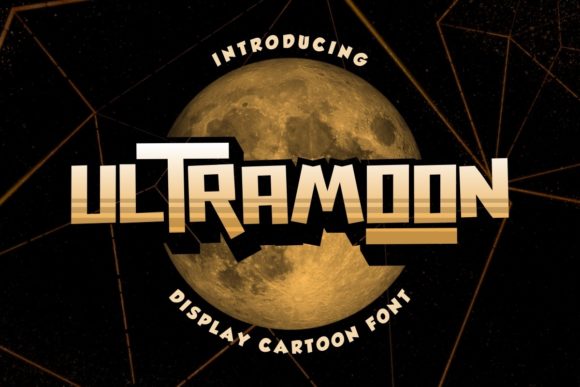 Ultramoon Cartoon Display Font for Web Design
