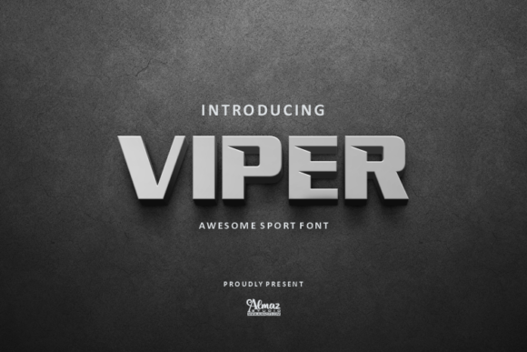 Viper – The Modern Display Font for Bold Brand Visuals