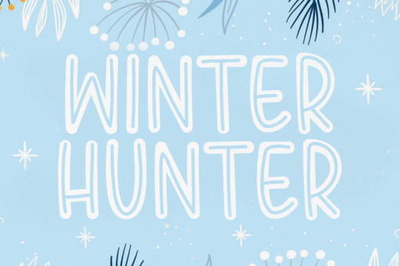 Winter Hunter Font: Friendly Display Typeface for Brands